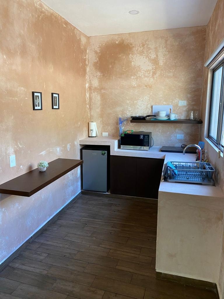 Hotelito Yum Kaax — kitchenette