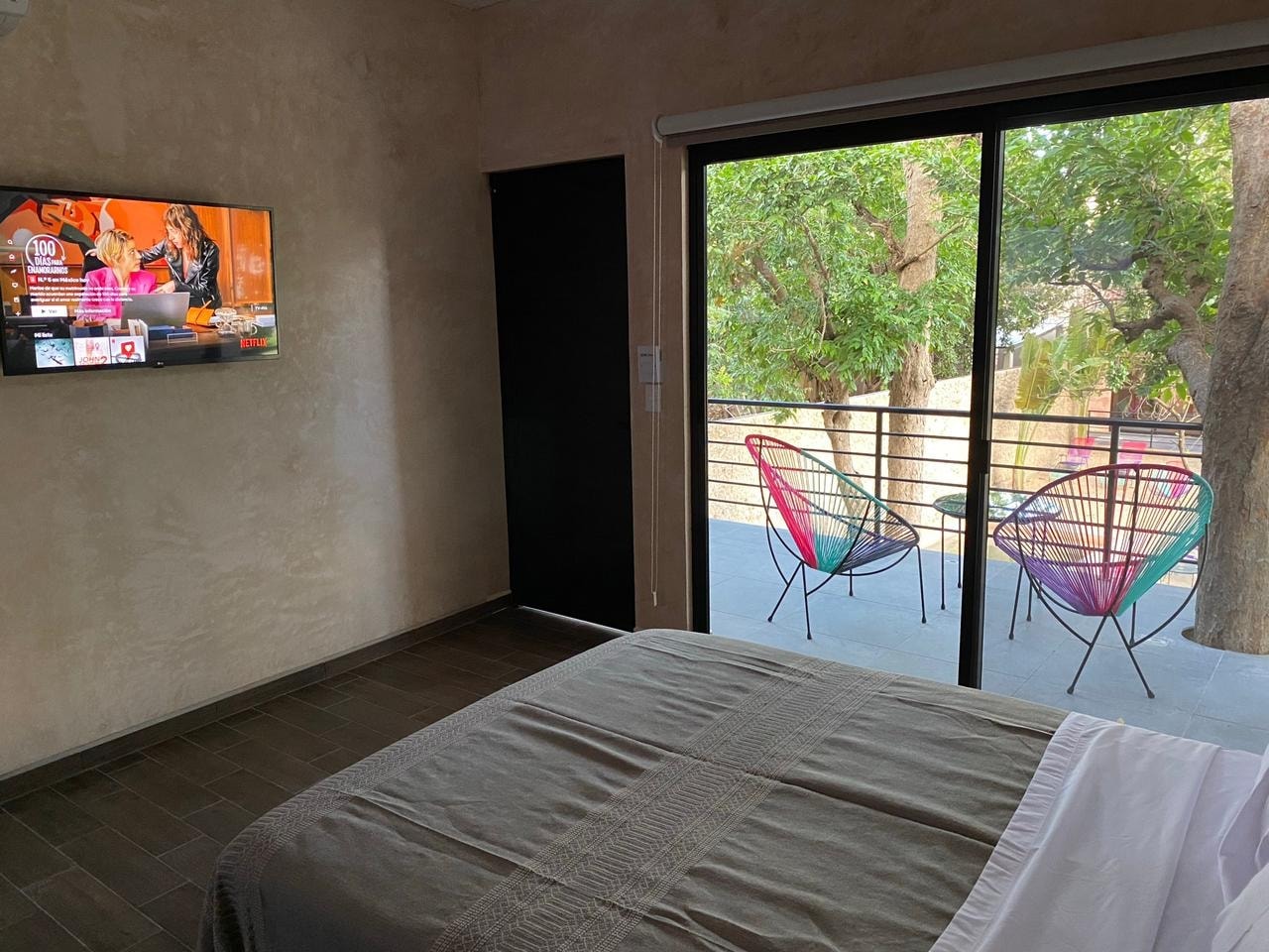 Hotelito Yum Kaax — habitación con balcón